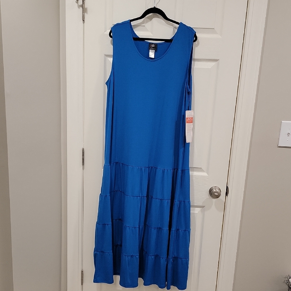 Especially Yours Studio EY Chic Blue Tiered Maxi Dress